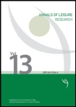 Cover image for Annals of Leisure Research, Volume 16, Issue 2, 2013