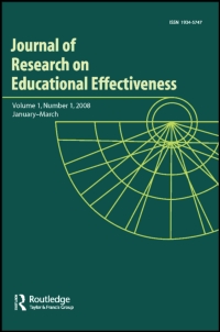 Cover image for Journal of Research on Educational Effectiveness, Volume 9, Issue sup1, 2016