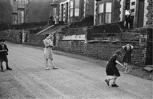 Figure 1. Children playing out (Wales, 1940s).