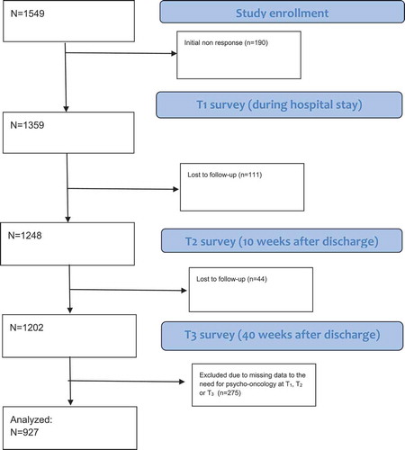 Figure 1. Flow diagram of the sample