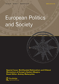 Cover image for European Politics and Society, Volume 20, Issue 4, 2019