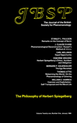 Cover image for Journal of the British Society for Phenomenology, Volume 21, Issue 1, 1990