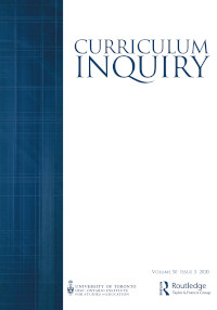 Cover image for Curriculum Inquiry, Volume 50, Issue 3, 2020
