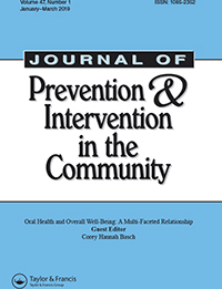 Cover image for Journal of Prevention & Intervention in the Community, Volume 47, Issue 1, 2019