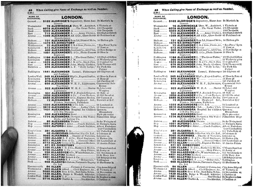 Figure 2. Use of binarization (right) to increase contrast of a scanned image (left). Example shows a scanned archive page from 1901.