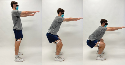 Figure 4. Illustration of the parallel squat activity.