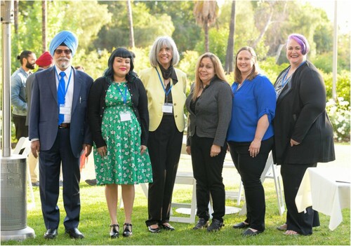Figure 10. Associate Dean Gloria Gonzalez-Rivera with MDU staff members.