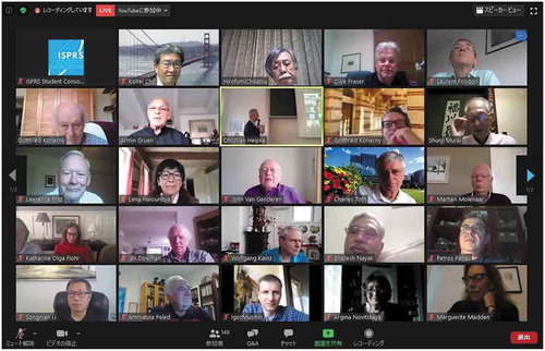 Figure 2. Almost 150 people participated in the webinar on 17 June 2020 on the occasion of Gottfried Konecny’s 90th birthday