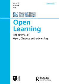 Cover image for Open Learning: The Journal of Open, Distance and e-Learning, Volume 37, Issue 3, 2022