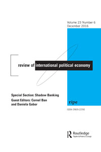 Cover image for Review of International Political Economy, Volume 23, Issue 6, 2016