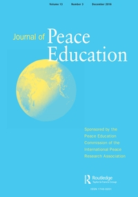Cover image for Journal of Peace Education, Volume 13, Issue 3, 2016