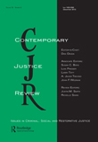 Cover image for Contemporary Justice Review, Volume 16, Issue 4, 2013