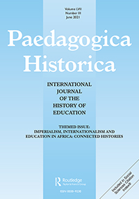 Cover image for Paedagogica Historica, Volume 57, Issue 3, 2021