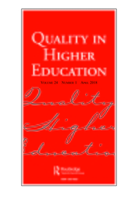 Cover image for Quality in Higher Education, Volume 24, Issue 1, 2018