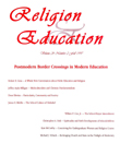 Cover image for Religion & Education, Volume 24, Issue 2, 1997