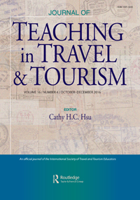 Cover image for Journal of Teaching in Travel & Tourism, Volume 16, Issue 4, 2016