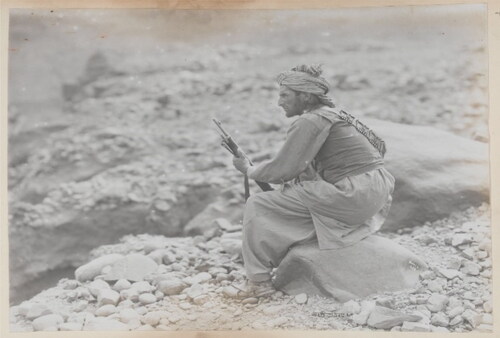 Figure 5. A mahsud tribesman of Waziristan, c1919 (Photograph by Randolph Bezzant Holmes (1888-Northwest Frontier, Waziristan (1919–1920).