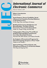 Cover image for International Journal of Electronic Commerce, Volume 23, Issue 3, 2019