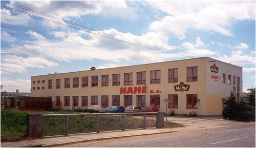 Figure 4. Food-processing company Hamé belongs to new firms in small towns – here is the branch in Bzenec.