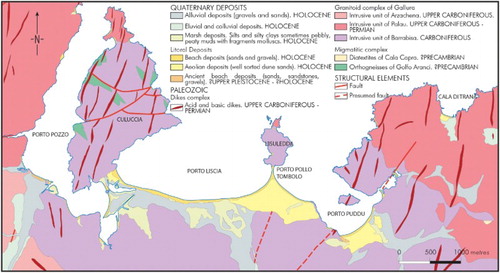 Figure 2. Geological scheme of the study area (CitationVV.AA., 2008).
