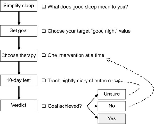 Figure 3 Flow chart describing the steps of guided self-testing.