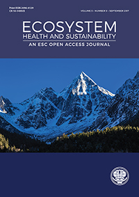 Cover image for Ecosystem Health and Sustainability, Volume 3, Issue 9, 2017