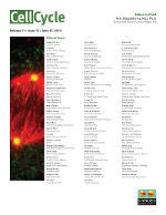 Cover image for Cell Cycle, Volume 11, Issue 12, 2012