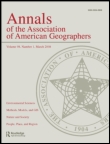 Cover image for Annals of the American Association of Geographers, Volume 102, Issue 4, 2012