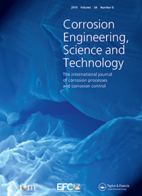 Cover image for Corrosion Engineering, Science and Technology, Volume 54, Issue 8, 2019