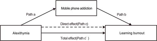 Figure 1 The hypothetical mediation model.