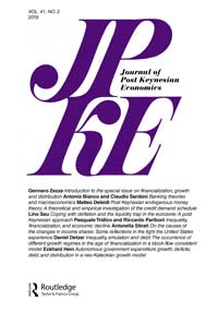 Cover image for Journal of Post Keynesian Economics, Volume 41, Issue 2, 2018