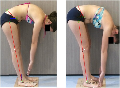 Figure 2. Changes in flexibility.