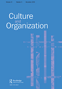 Cover image for Culture and Organization, Volume 21, Issue 5, 2015
