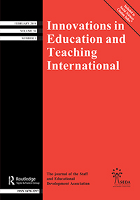 Cover image for Innovations in Education and Teaching International, Volume 56, Issue 1, 2019