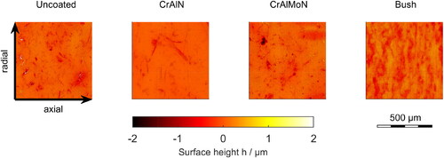 Figure 11. Exemplary surface structure of the new specimen.