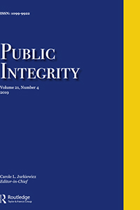 Cover image for Public Integrity, Volume 21, Issue 4, 2019