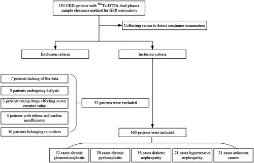 Figure 1. Strobe diagram of the included patients.