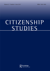 Cover image for Citizenship Studies, Volume 21, Issue 4, 2017