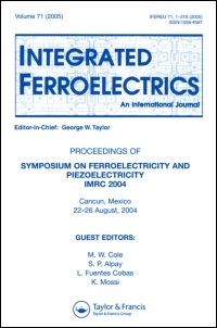 Cover image for Integrated Ferroelectrics, Volume 28, Issue 1-4, 2000