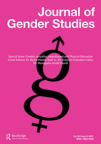 Cover image for Journal of Gender Studies, Volume 30, Issue 6, 2021