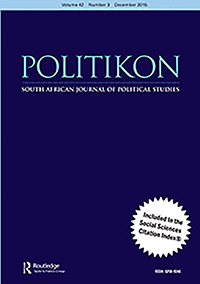 Cover image for Politikon, Volume 42, Issue 3, 2015