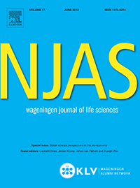 Cover image for NJAS: Impact in Agricultural and Life Sciences, Volume 77, Issue 1, 2016