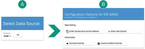 Figure 6. Admin: mapping configuration.