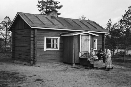 Figure 4. Skolt Saami house, 1952 (photo courtesy of Matti Poutvaara, Finnish Heritage Agency).