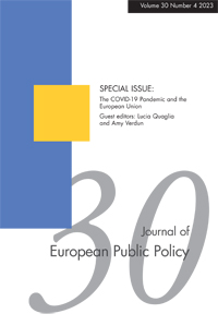 Cover image for Journal of European Public Policy, Volume 30, Issue 4, 2023