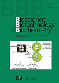 Cover image for Bioscience, Biotechnology, and Biochemistry, Volume 83, Issue 2, 2019