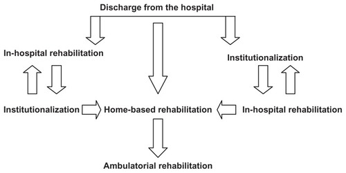Figure 1 Rehabilitative path of hip-fractured patients.