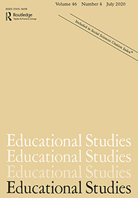 Cover image for Educational Studies, Volume 46, Issue 4, 2020