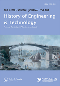 Cover image for The International Journal for the History of Engineering & Technology, Volume 80, Issue 1, 2010