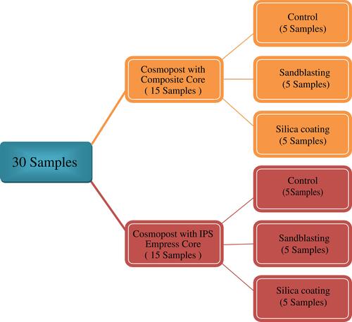 Figure 4 Flow diagram of samples grouping.